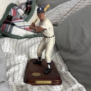 MLB Action Figure with Blue and White Uniform